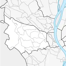 Voir sur la carte administrative du 12e arrondissement de Budapest