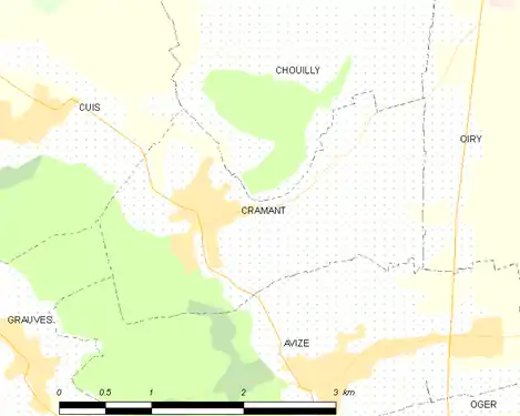 Carte de la commune.