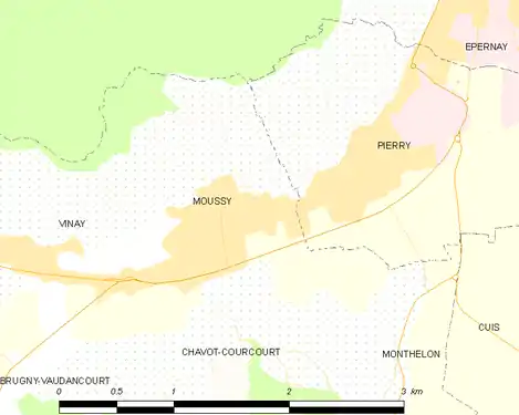 Carte de la commune.