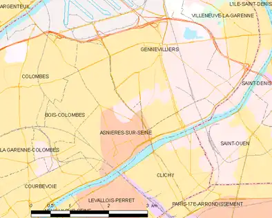 Carte de la commune.