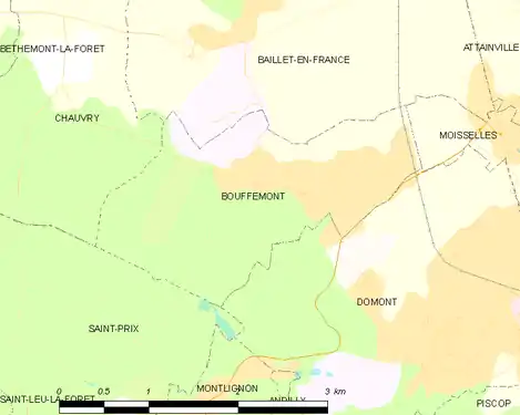 Carte de la commune.