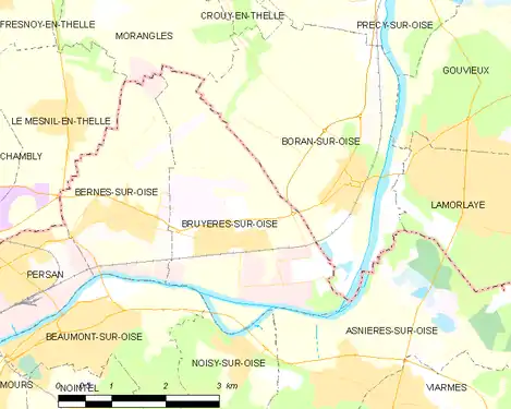 Carte de la commune.