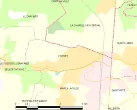 Carte de la commune.