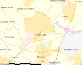 Carte de la commune.