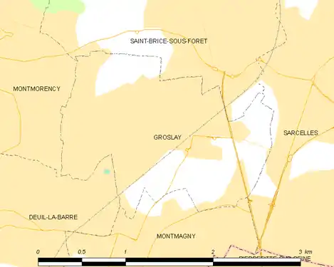 Carte de la commune.