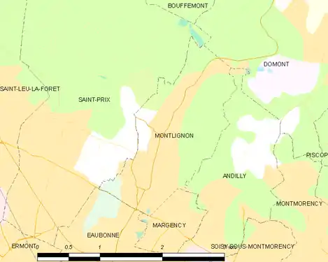 Carte de la commune.