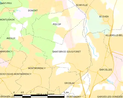 Carte de la commune.