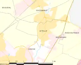 Carte de la commune.