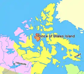 Île du Prince-de-Galles, Nunavut (Canada).