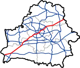 Image illustrative de l’article Autoroute M1 (Biélorussie)