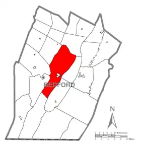 Localisation de Bedford Township