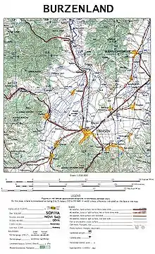 Description de l'image Map of Burzenland, 1959.jpg.