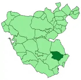 Localisation de Castellar de la Frontera