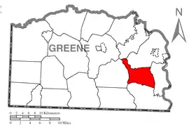 Localisation de Greene Township