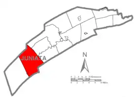 Localisation de Tuscarora Township