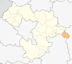 Localisation de Koprivchtitsa