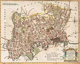 Map of Middlesex (1769).