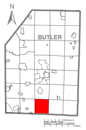 Localisation de Middlesex Township