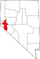 State map highlighting Lyon County