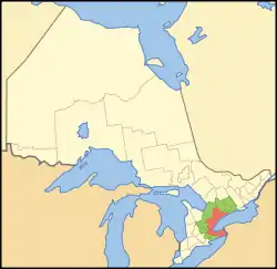 Toronto se situe dans la mégalopole ontarienne nommée Golden Horseshoe.