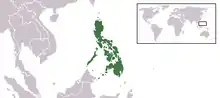Description de l'image Map of Philippines.png.