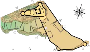 Plan du château.