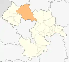 Localisation de Obchtina Svogué