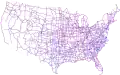 Carte du réseau routier actuel