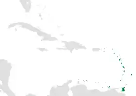 Carte des Petites Antilles.