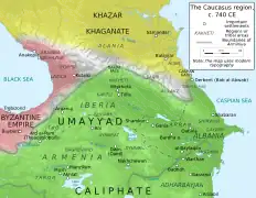 Caucase, 740
