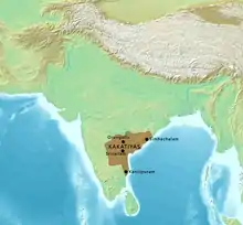 Description de l'image Map_of_the_Kakatiyas.png.
