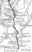 Ligne de front du Sundgau, 1914–1918
