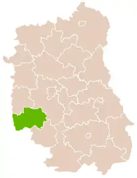 Localisation de Powiat de Kraśnik