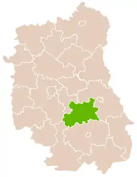 Localisation de Powiat de Krasnystaw