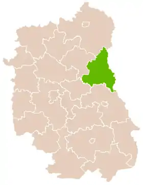 Localisation de Powiat de Włodawa