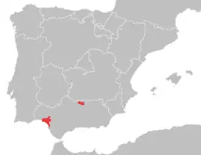 Description de l'image Mapa distribuicao lynx pardinus 2003.png.