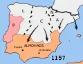 1157: les royaumes chrétiens se taillent des Marches sur l'empire almohade