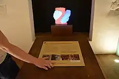 Mapping vidéo sur une sculpture originale au musée d'art et d'histoire du Cap de Gascogne