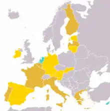 Carte des émissions de l'année 2016