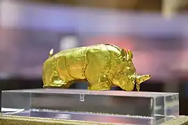 Le rhinocéros d'or de Mapungubwe