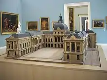 Maquette de l'Hôtel de ville d'Antoine Mathieu Le Carpentier, exposée au musée des Beaux-Arts.