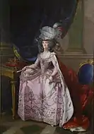 Portrait de Maria Luisa of Parma, reine d'Espagne (1789).