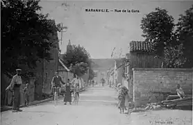 Rue de la gare (début du XXe siècle)