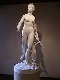Houdon,Diane chasseresse, 1780.
