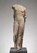 Au Metropolitan Museum, New York. Marbre d'époque impériale, H. 1,51 m.