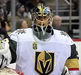 Marc-André Fleury avec les Golden Knights de Vegas