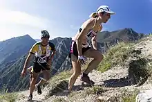 Ragna Debats lors de la Limone Extreme, finale de la Skyrunner World Series 2017.