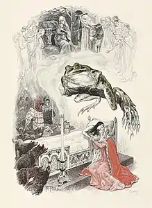 La Mandragore, illustration de Marcel Pille (Édouard Pelletan, 1899).