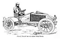 En préalable, Marcel Renault sur sa voiture victorieuse lors du Paris-Vienne 1902.