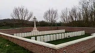 Cimetière militaire britannique.